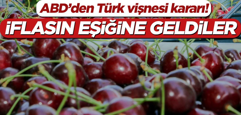 ABD’den Türk vişnesi kararı! İflasın eşiğine geldiler