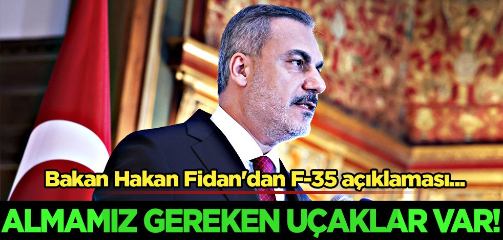 ABD'den Türkiye için F-35'e yeşil ışık! Bakan Fidan F-35 savaş uçağının müjdesini verdi