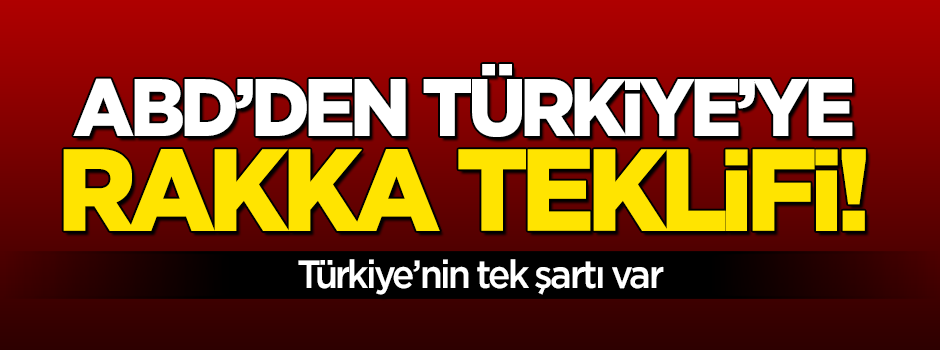 ABD'den Türkiye'ye Rakka teklifi!
