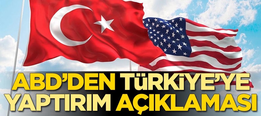 ABD'den Türkiye'ye yaptırım açıklaması