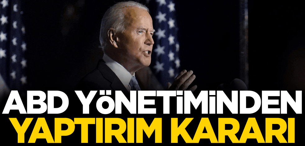 ABD'den yaptırım kararı