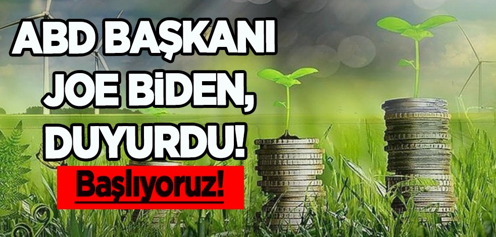 ABD'den yeni açıklama: Yeşil İklim Fonu'na ilk 1 milyar dolar katkı yapacağız diyerek duyurdular! Bakın ne ilan ettiler!