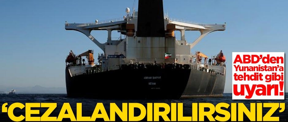 ABD'den Yunanistan'a tehdit gibi uyarı: Cezalandırılırsınız