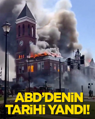 ABD’nin tarihi adliyesi kül oldu!