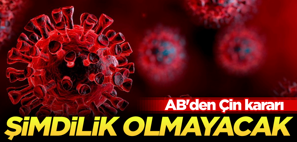 AB'den Çin kararı! Şimdilik olmayacak