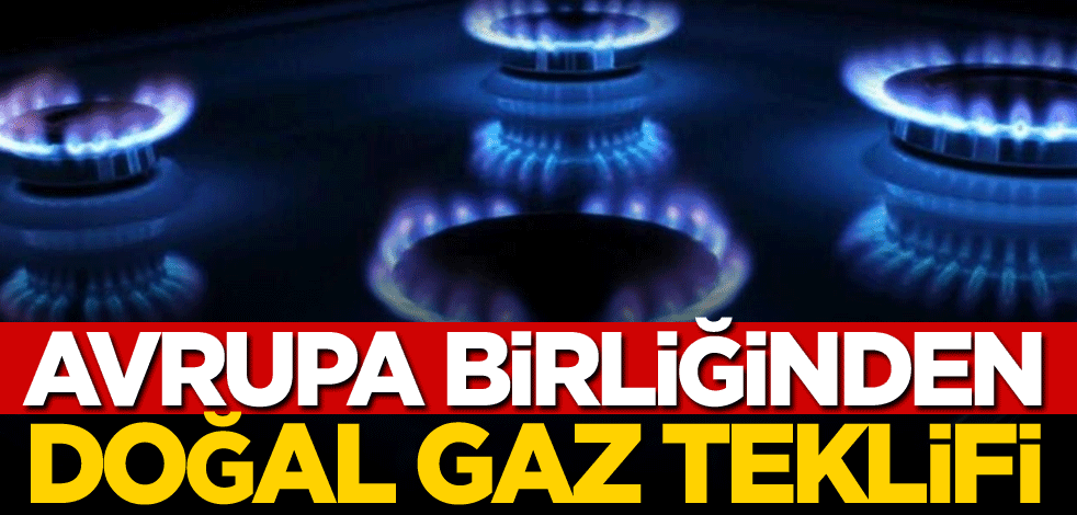 AB'den doğal gaz teklifi