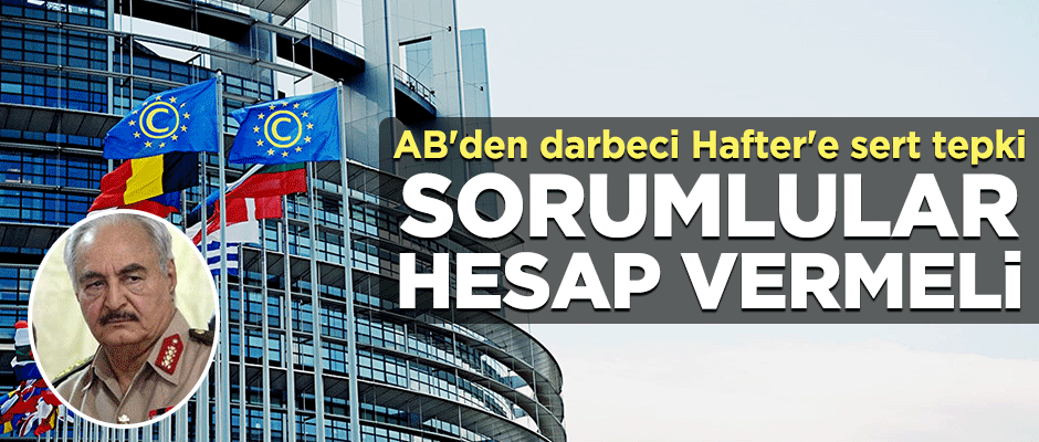 AB'den Hafter'e sert tepki!