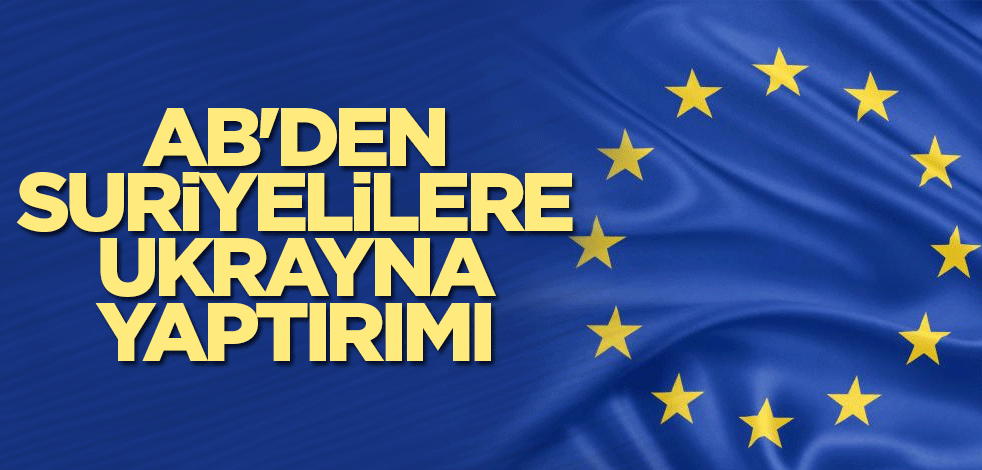 AB'den Suriyelilere Ukrayna yaptırımı