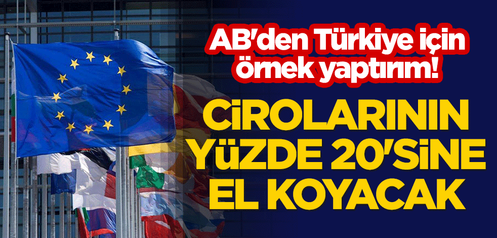 AB'den Türkiye için örnek yaptırım! Cirolarının yüzde 20'sine el koyacak