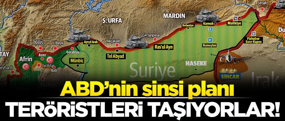ABD'in sinsi planı! DEAŞ'lı teröristleri askeri üslerine taşınıyor