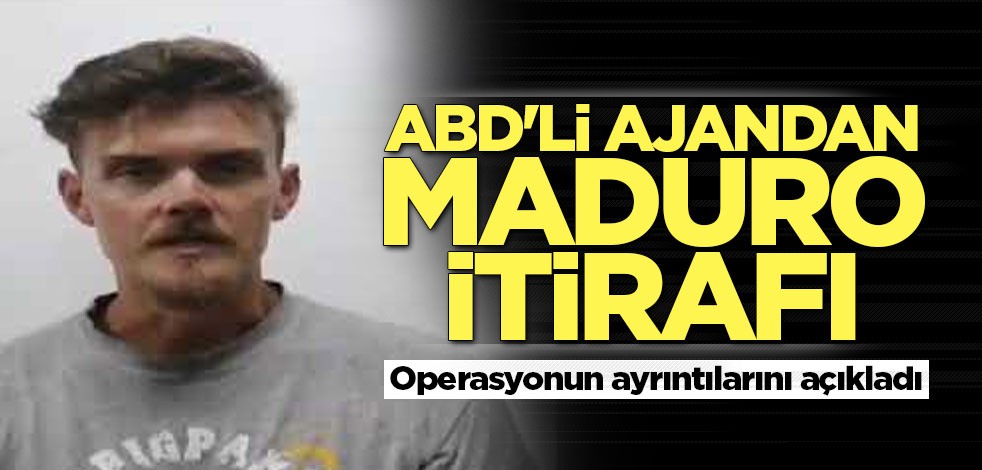 ABD'li ajandan Maduro itirafı