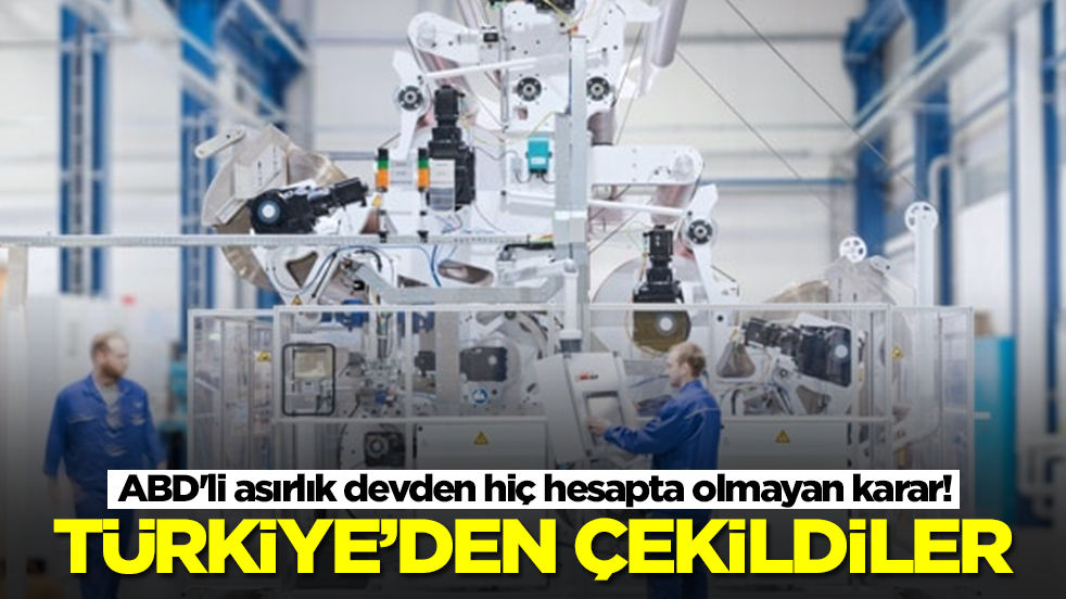 ABD'li asırlık devden hiç hesapta olmayan karar! Türkiye'den çekildiler