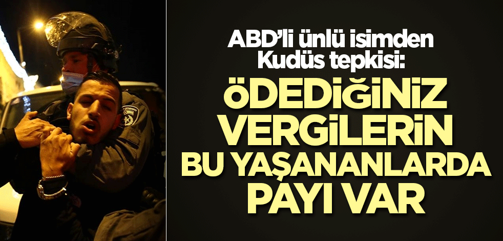 ABD'li Bella Hadid: Amerikalıysanız bilin ki ödediğiniz vergilerin bu yaşananlarda payı var