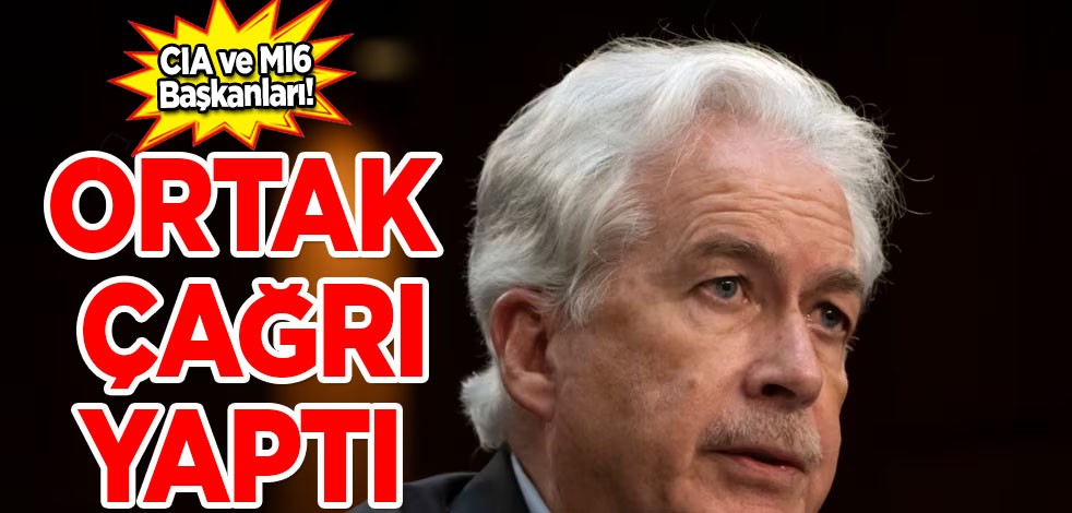 ABD'li CIA ve MI6 Başkanlarından Gazze’de ateşkes konusunda ortak çağrı! Ortak ilk açıklama