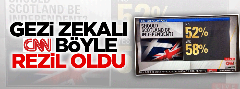 ABD'li CNN böyle rezil oldu