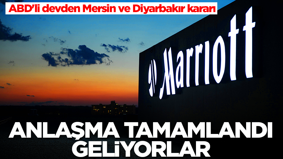 ABD'li devden Mersin ve Diyarbakır kararı: Anlaşma tamamlandı geliyorlar