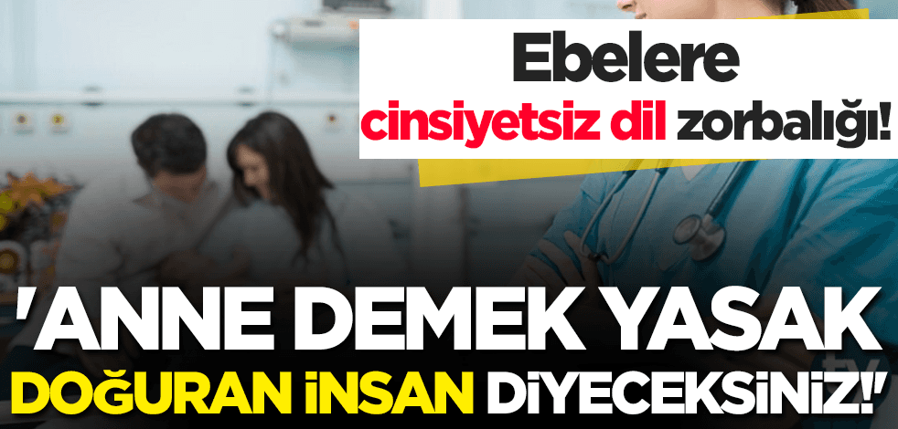 ABD'li ebelere cinsiyetsiz dil zorbalığı! 'Anne demek yasak, doğuran insan diyeceksiniz'