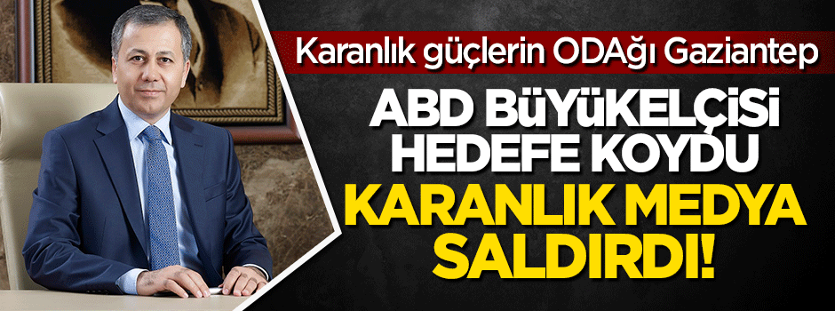 ABD'li büyükelçi hedefe koydu, karanlık medya saldırdı!
