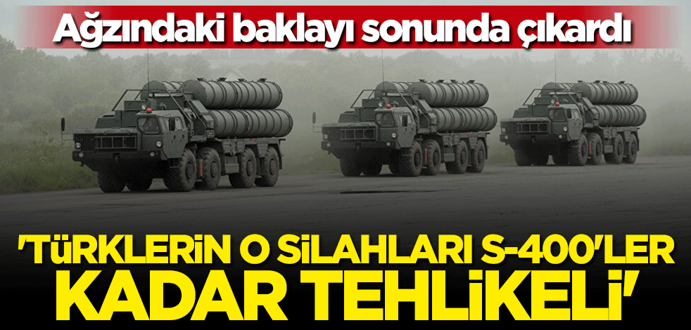 ABD'li isim ağzındaki baklayı çıkardı: Türklerin o silahları S-400'ler kadar tehlikeli