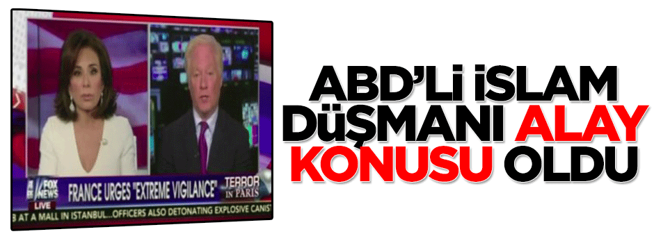 ABD'li İslam düşmanı çıktığı FOX TV canlı yayınında alay konusu oldu