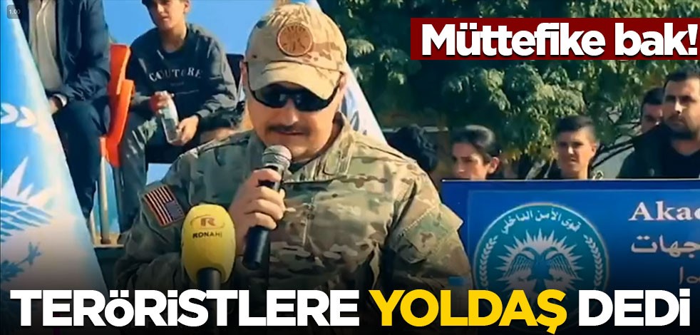 ABD'li komutan PKK'nın sözde mezuniyetinde! "Günaydın yoldaşlar"