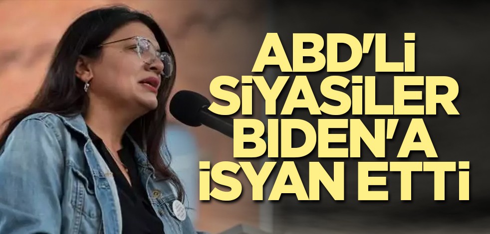 ABD'li siyasiler Biden'a isyan etti