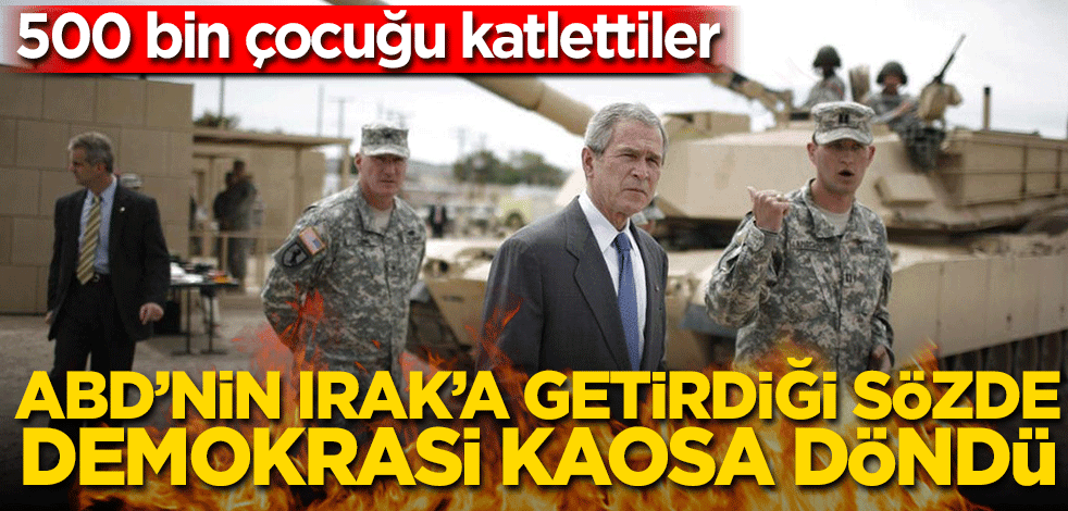 ABD'nin getirdiği sözde 'demokrasi' kaosa döndü!