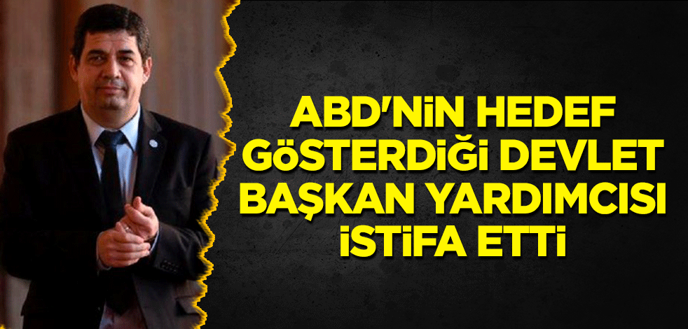 ABD'nin hedef gösterdiği Paraguay Devlet Başkan Yardımcısı istifa etti