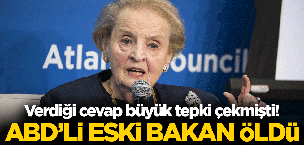 ABD'nin ilk kadın Dışişleri Bakanı öldü