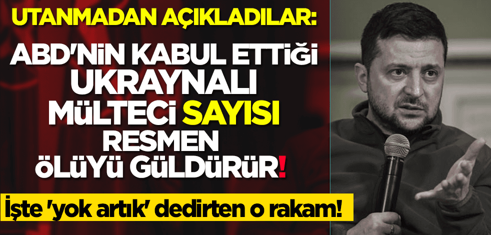 ABD'nin kabul ettiği Ukraynalı mülteci sayısı resmen ölüyü güldürür! İşte o rakam