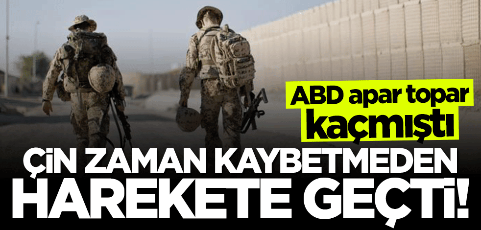 ABD’nin kaçarak terk ettiği Afganistan'dan Çin hamlesi