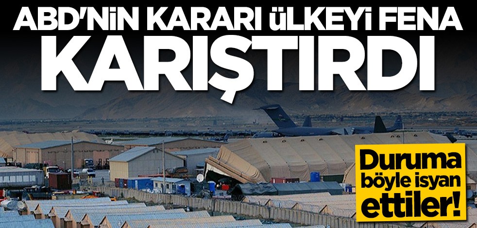 ABD'nin kararı ülkeyi fena karıştırdı... Duruma böyle isyan ettiler