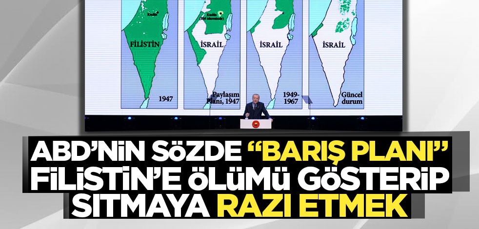 ABD’nin sözde "barış planı" Filistin’e ölümü gösterip sıtmaya razı etmek
