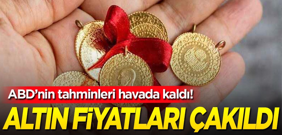 ABD'nin tahmini havada kaldı! Altın fiyatları resmen çakıldı...