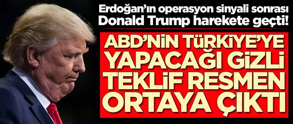 ABD'nin Türkiye'ye yapacağı gizli teklif ortaya çıktı!