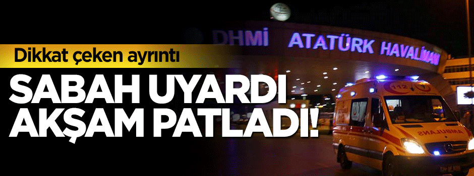 ABD'nin uyarısı sonrası bomba patladı