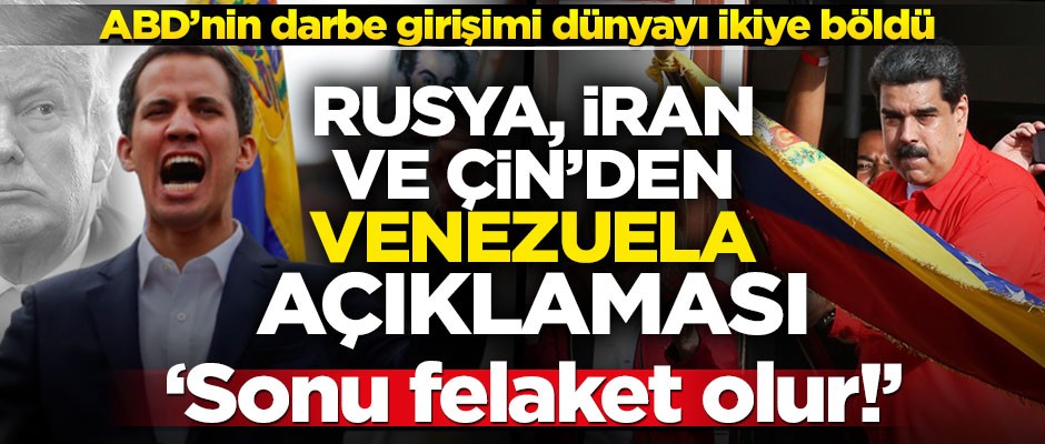 ABD'nin Venezuela darbesi dünyayı ikiye böldü