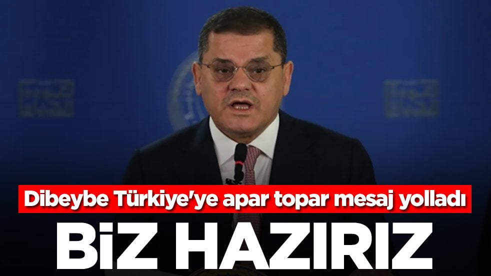Abdulhamid Dibeybe Türkiye'ye apar topar mesaj yolladı: Biz hazırız