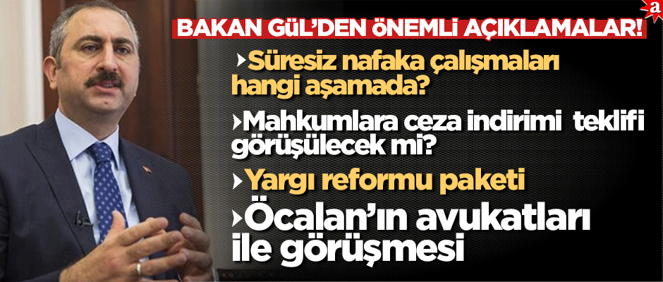 Abdulhamit Gül'den önemli açıklamalar!