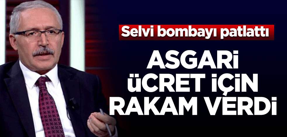 Abdulkadir Selvi açıkladı! Asgari ücret ne kadar olacak?