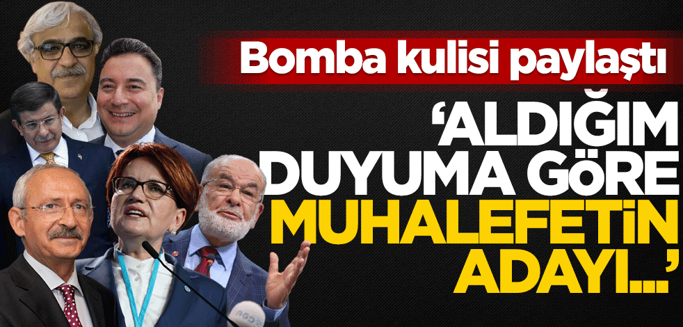 Abdülkadir Selvi aldığı duyumu paylaştı: Bence muhalefetin adayı Babacan