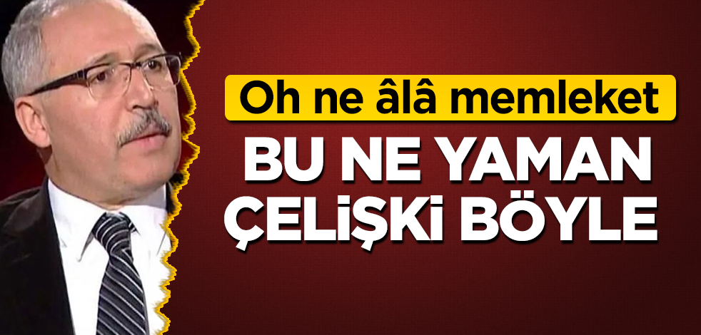 Abdulkadir Selvi, "Belli oldu" deyip duyurdu: Bu ne yaman çelişki böyle