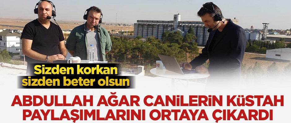 Abdullah Ağar yayın yapılan yerin koordinatlarının YPG'ye iletildiğine dair paylaşımları ortaya çıkardı