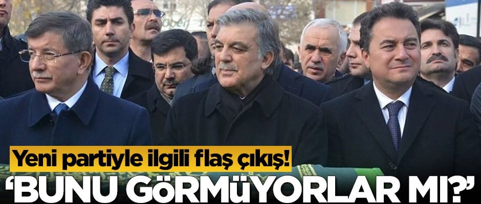 Abdullah Gül, Ahmet Davutoğlu ve Ali Babacan ile ilgili dikkat çeken çıkış!