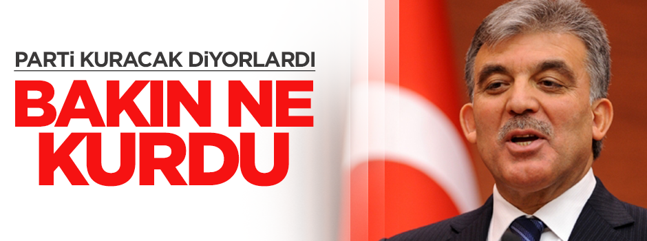 Abdullah Gül internet sitesi kurdu