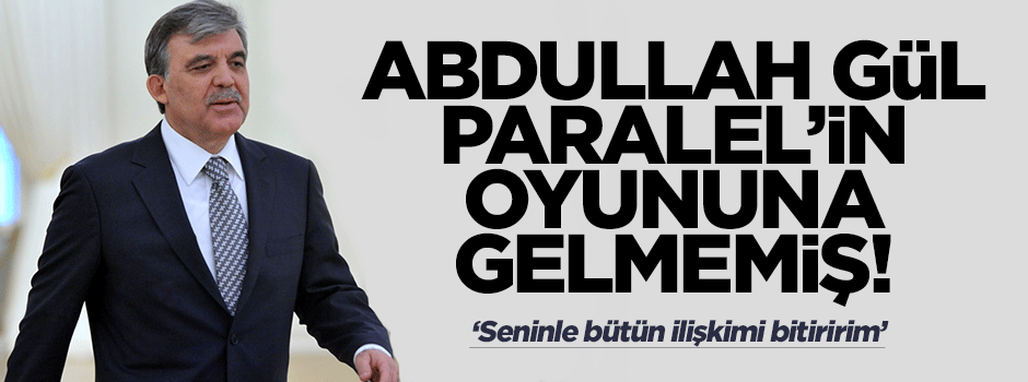 Abdullah Gül, kitabının çıkmasını istemedi