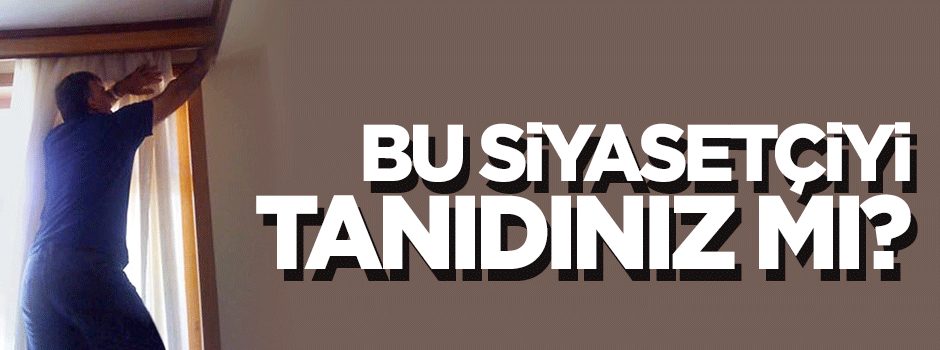 Abdullah Gül perde takarken fotoğraflandı