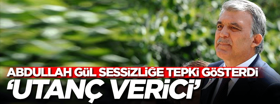 Abdullah Gül Doğu Guta sessizliğine tepki gösterdi: Utanç verici