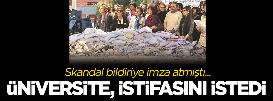 Abdullah Gül Üniversitesi, istifasını istedi