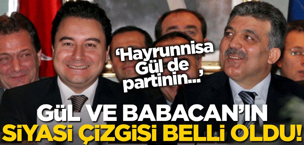 Abdullah Gül ve Babacan'ın kuracağı partinin siyasi çizgisi belli oldu!